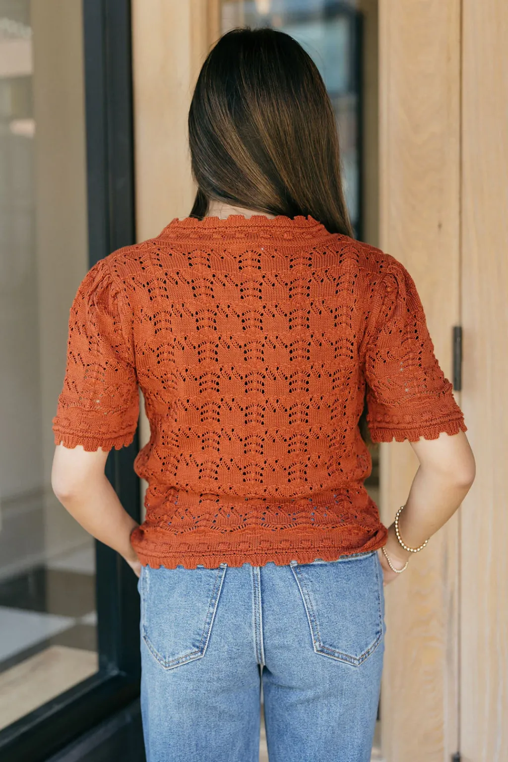 Polagram Tops|Tees<Emmie Top-Rust