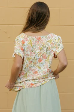 Les Amis Maternity Friendly|Tees<Erika Top-Floral