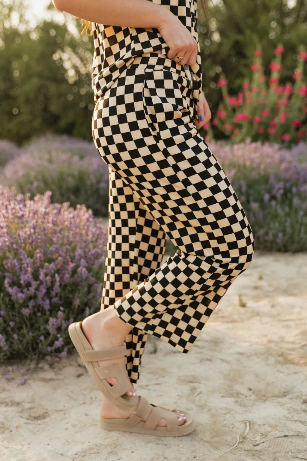 Dongguan Huoyoung Apparel Co Bottoms|Maternity Friendly<Essie Pants-Black/Tan