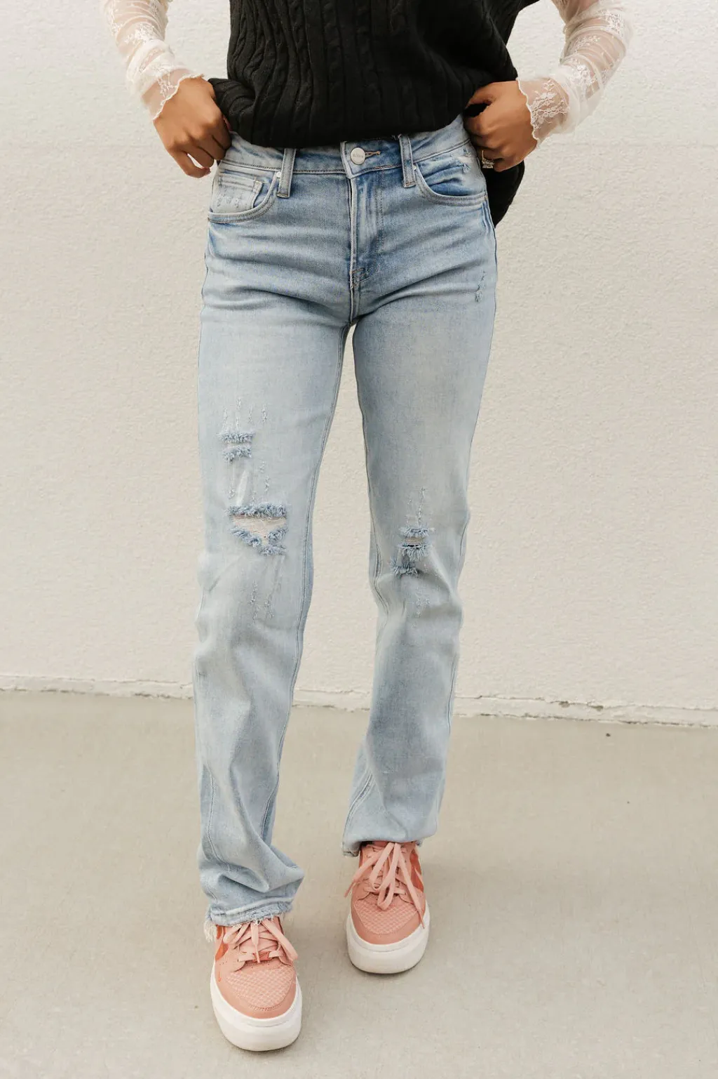 Risen Bottoms|Denim<Everleigh Denim-Medium