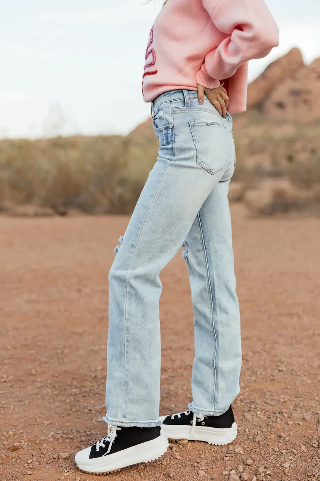 Risen Bottoms|Denim<Everleigh Denim-Medium