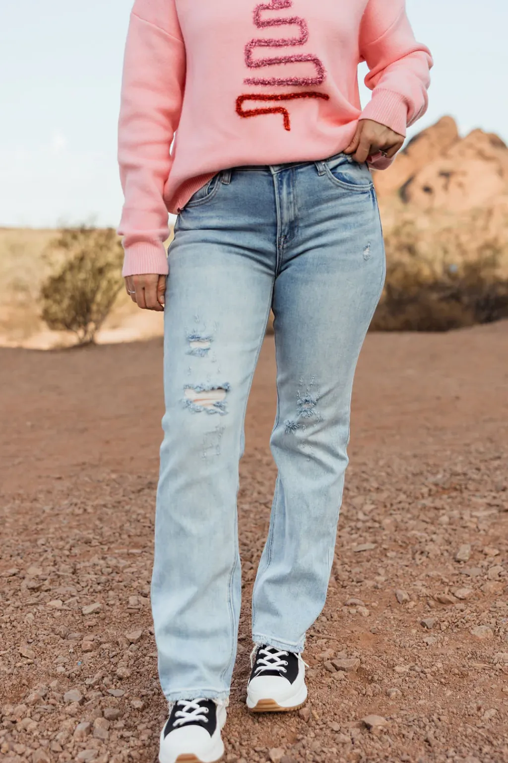 Risen Bottoms|Denim<Everleigh Denim-Medium