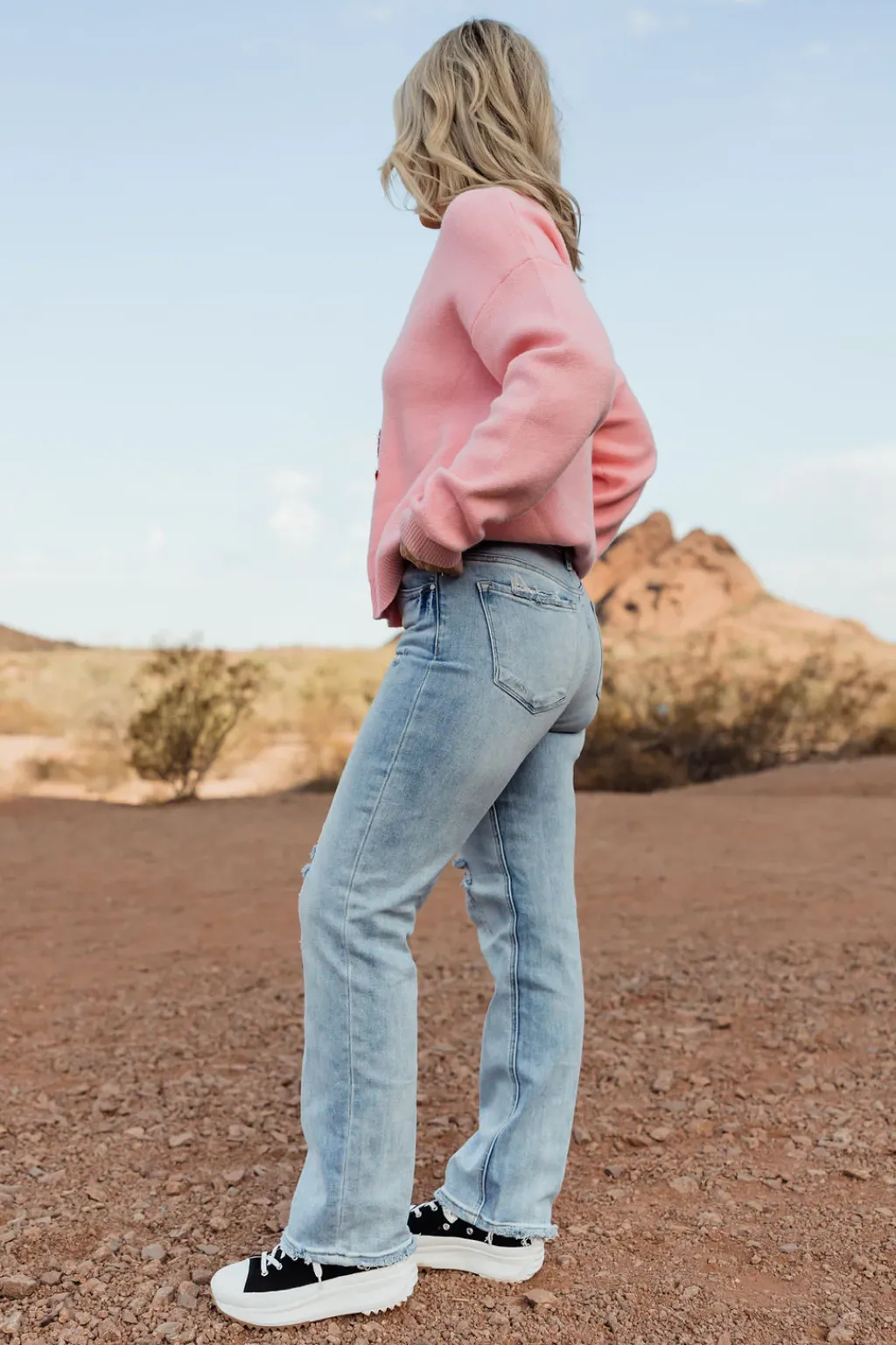 Risen Bottoms|Denim<Everleigh Denim-Medium