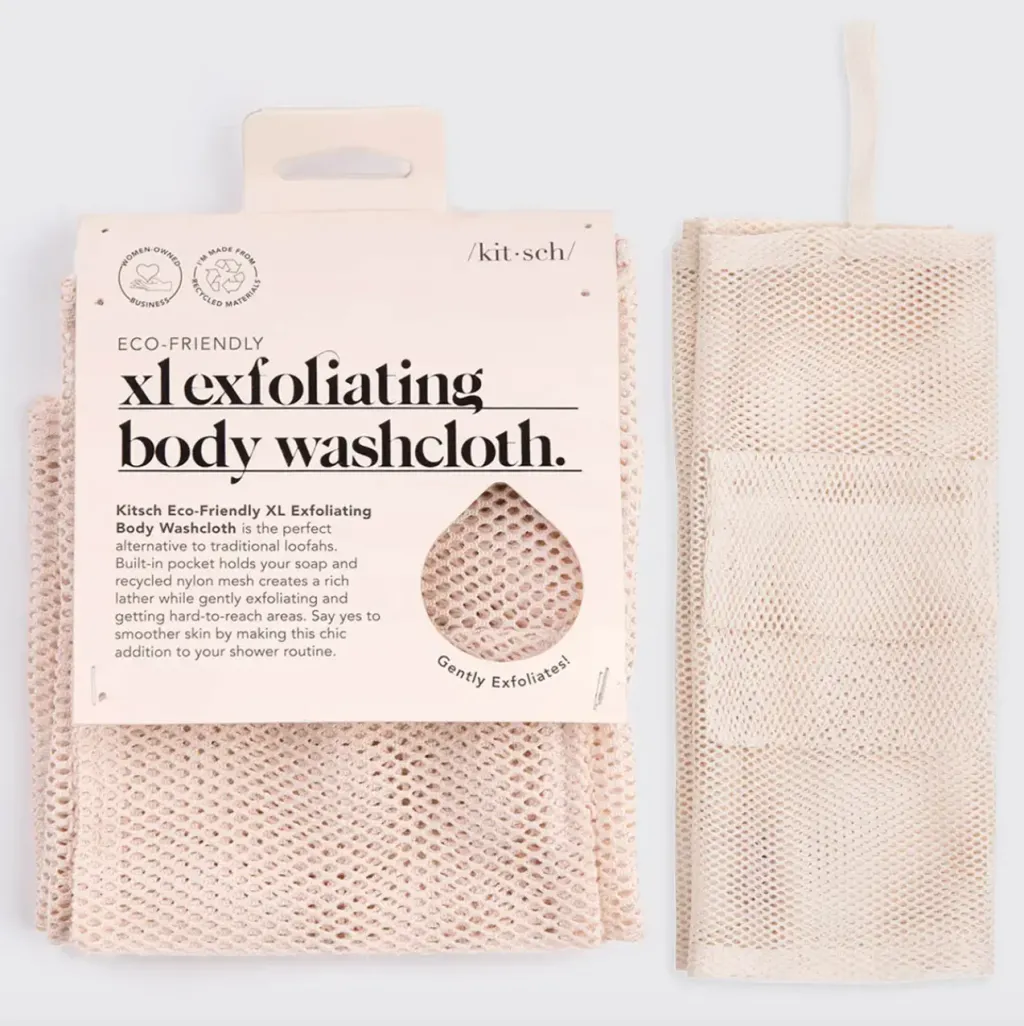 Kitsch Bath & Body<Exfoliating Body Washcloth