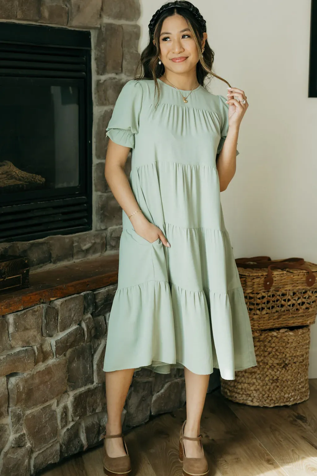 Dongguan Huoyoung Apparel Co Maternity Friendly|Bridesmaid's Dresses<Faith Dress-Pale Olive
