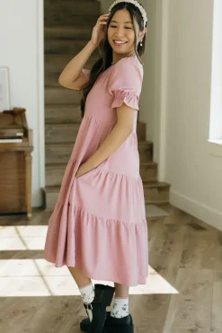 Dongguan Huoyoung Apparel Co Dresses|Maternity Friendly<Faith Dress-Rose