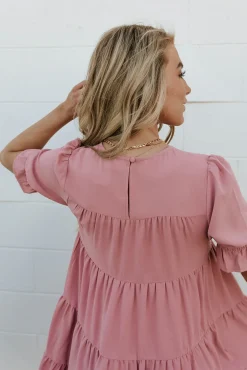 Dongguan Huoyoung Apparel Co Dresses|Maternity Friendly<Faith Dress-Rose