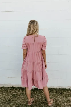 Dongguan Huoyoung Apparel Co Dresses|Maternity Friendly<Faith Dress-Rose