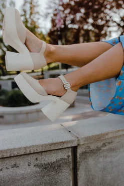 Free People Heels<Gwen Platform Mary Janes-Moonlight