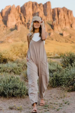 Free People Maternity Friendly|Overalls & Jumpsuits<Hot Shot Onesie-Mocha Latte