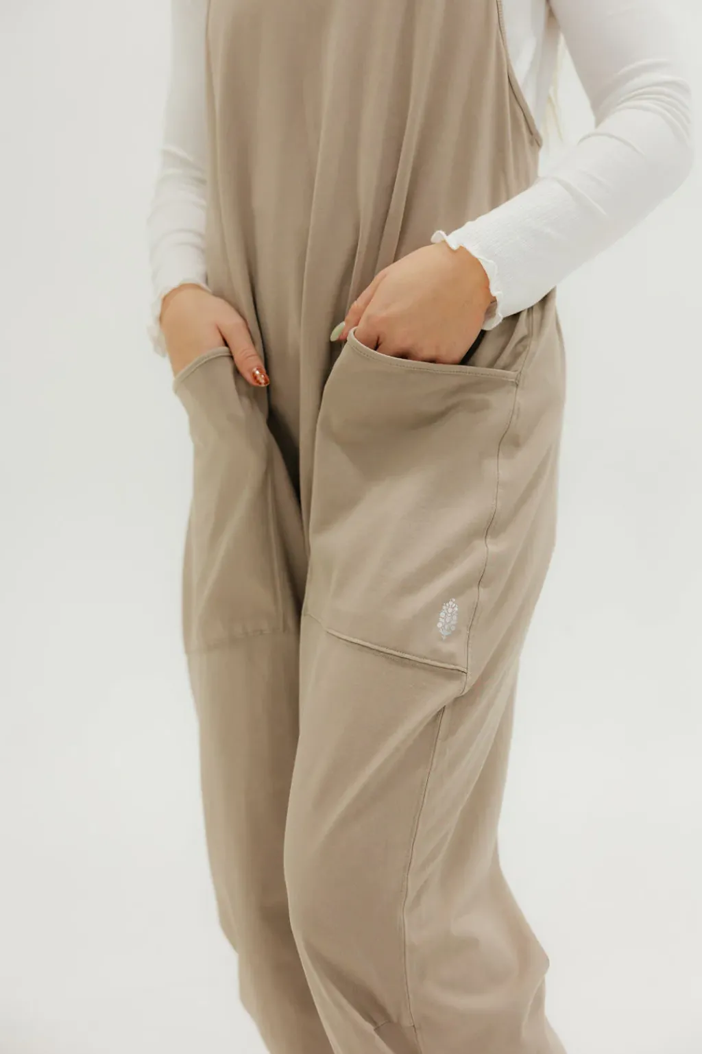 Free People Maternity Friendly|Overalls & Jumpsuits<Hot Shot Onesie-Mocha Latte
