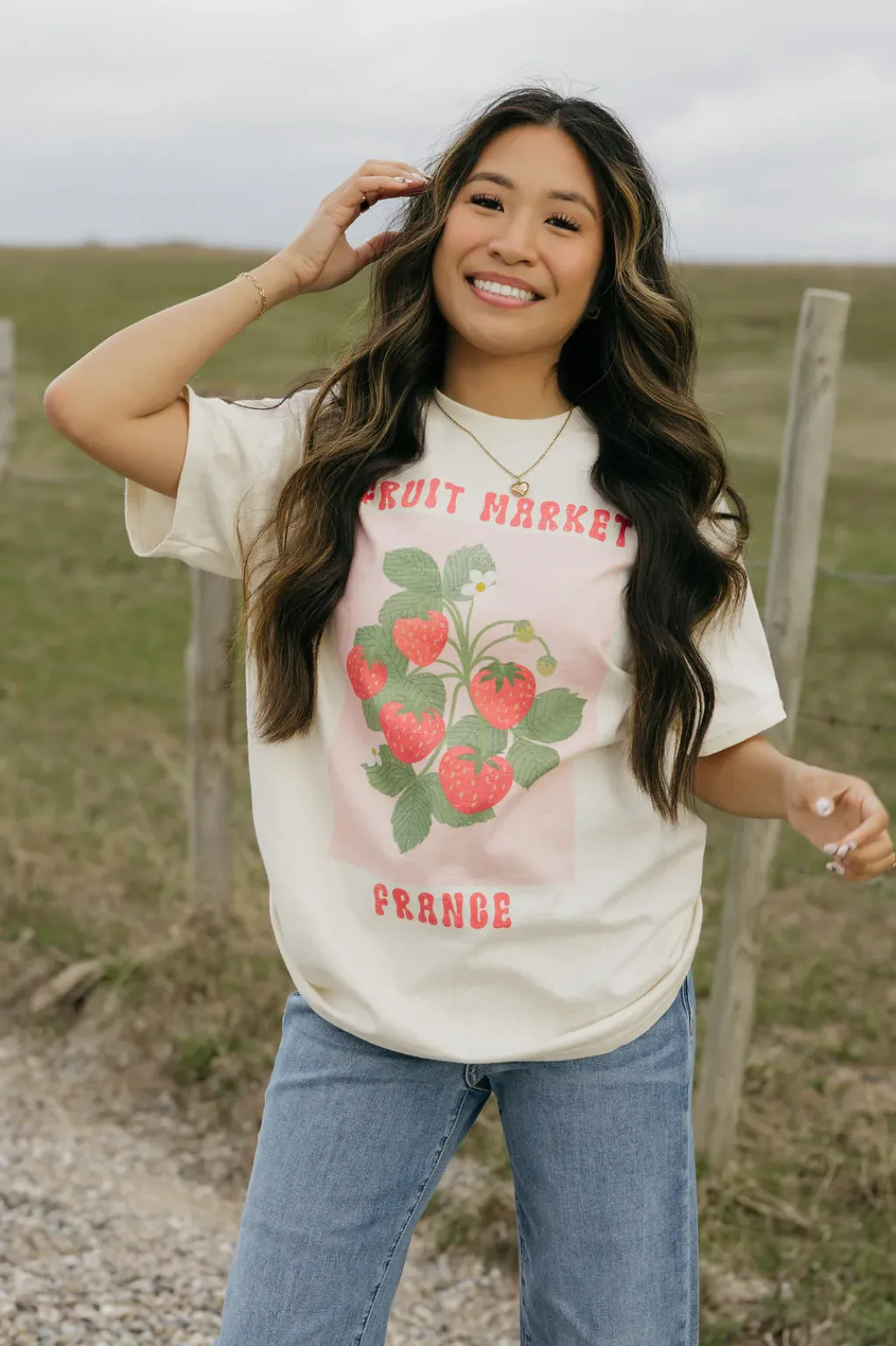 WKNDER Maternity Friendly|Tees<French Market Tee-Ivory