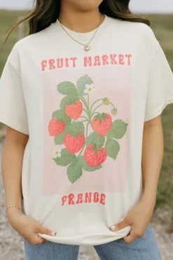 WKNDER Maternity Friendly|Tees<French Market Tee-Ivory