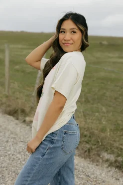 WKNDER Maternity Friendly|Tees<French Market Tee-Ivory