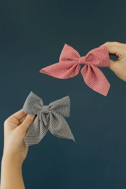 Ali Express Hair<Gingham Hair Bow