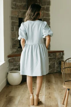 Vine & Love Maternity Friendly|Knee-Length Dresses<Gisele Dress-Light