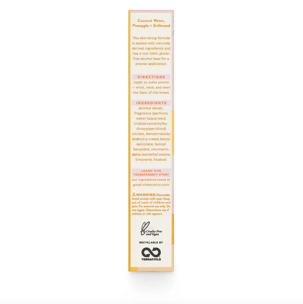 Good Chemistry Bath & Body<Eau De Parfum Travel Spray