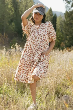Dongguan Huoyoung Apparel Co Dresses|Maternity Friendly<Gracie Dress-Cream Floral