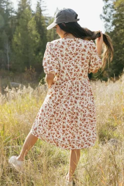 Dongguan Huoyoung Apparel Co Dresses|Maternity Friendly<Gracie Dress-Cream Floral