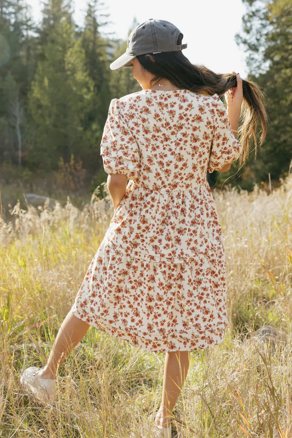 Dongguan Huoyoung Apparel Co Dresses|Maternity Friendly<Gracie Dress-Cream Floral