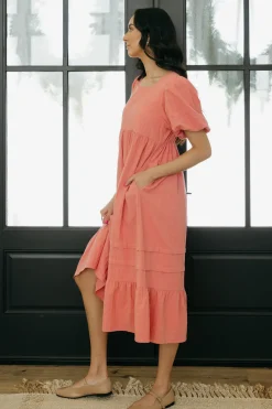 Dongguan Huoyoung Apparel Co Dresses|Maternity Friendly<Grandview Dress-Peachy