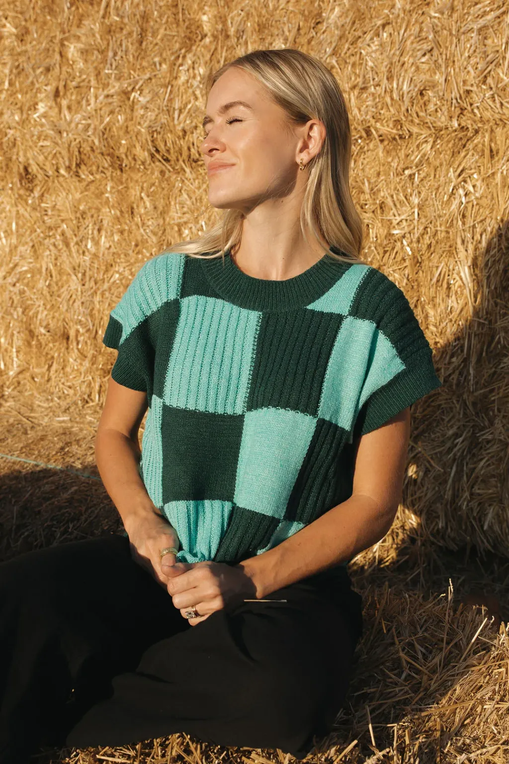So Me Maternity Friendly|Tees<Hadlee Sweater Vest-Hunter/Sage