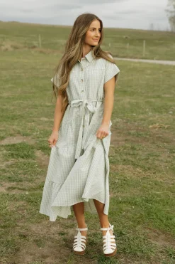Polagram Nursing Friendly|Dresses<Harrison Dress-Beige/Black