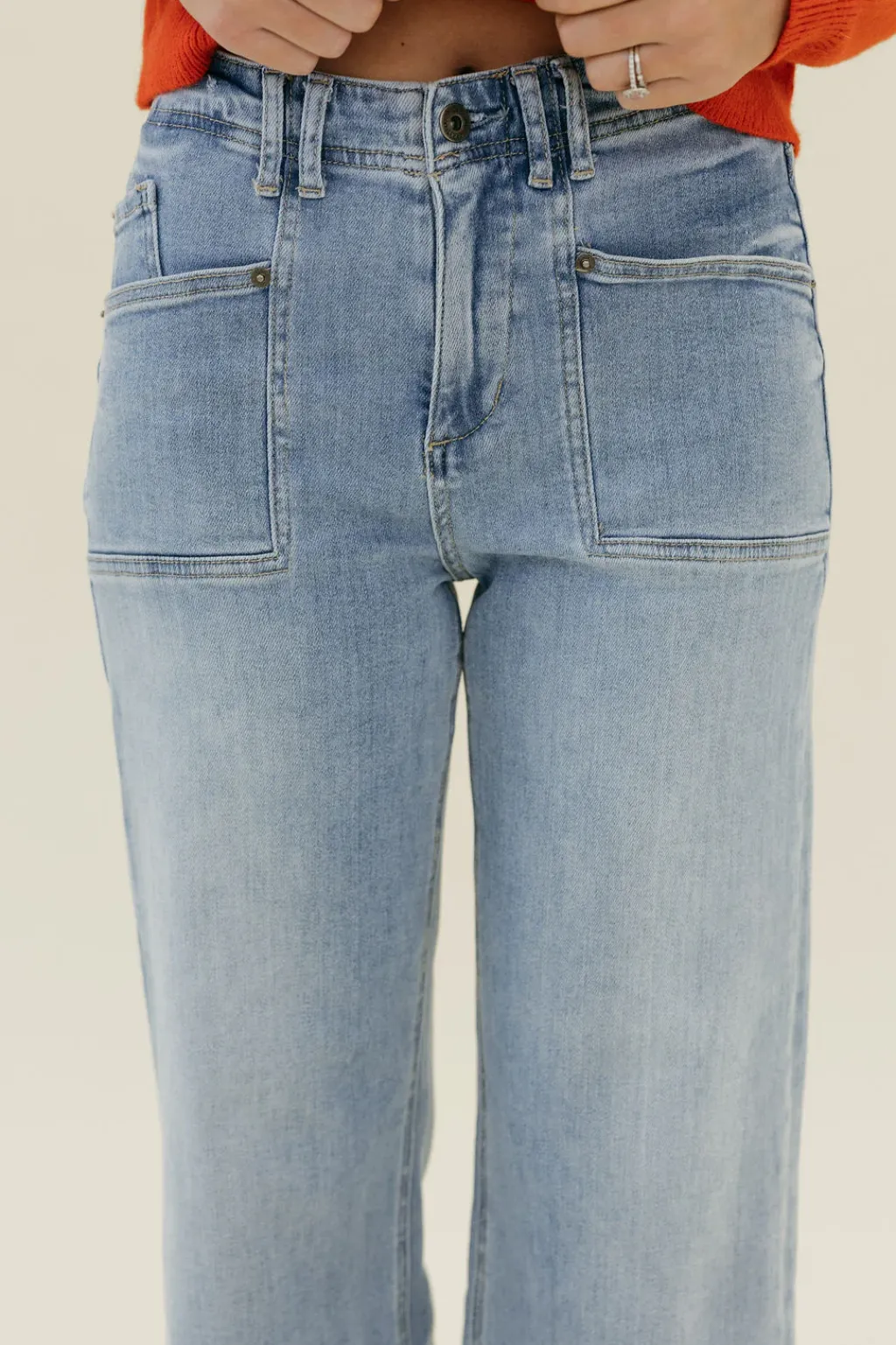 Mica Denim Bottoms|Denim<Hartlet Denim-Light
