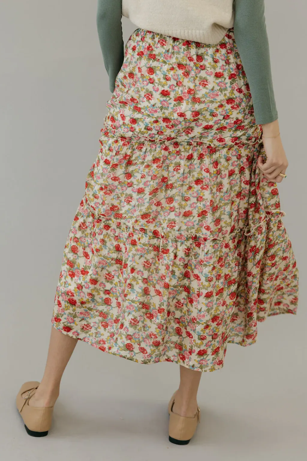 Polagram Skirts<Haven Skirt-Ivory Multi