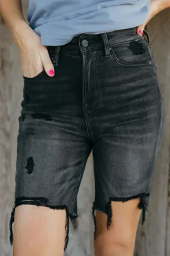 Mica Denim Shorts<Ivie Shorts-