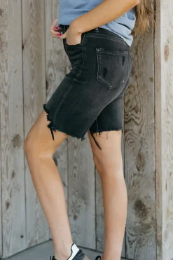 Mica Denim Shorts<Ivie Shorts-