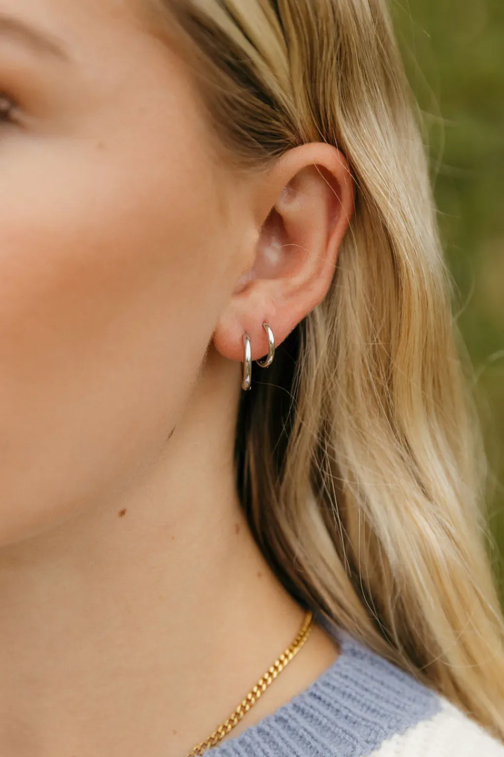 Ali Express Earrings<Jordyn Hoop Earring Set-Silver