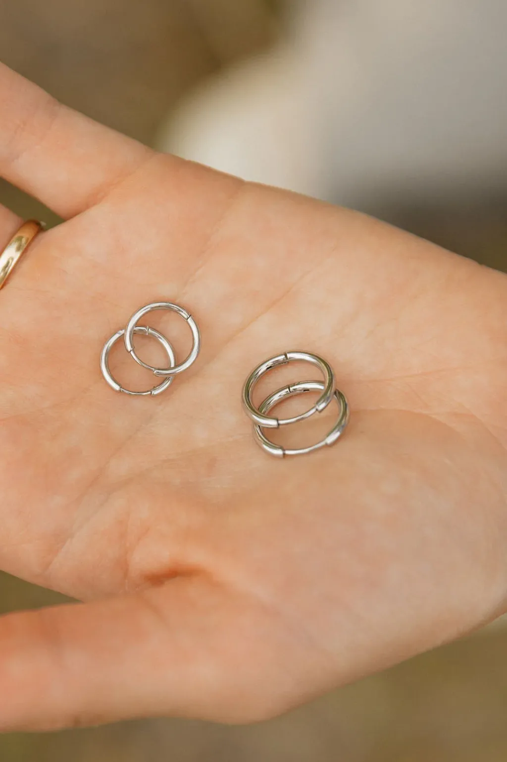 Ali Express Earrings<Jordyn Hoop Earring Set-Silver