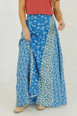 Aemi & Co. Skirts<Jude Skirt-Cobalt Floral