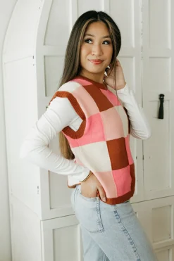&Merci Sweaters<Judie Sweater Vest- Multi