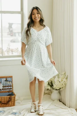 Dongguan Huoyoung Apparel Co Dresses|Maternity Friendly<June Dress-/Blue