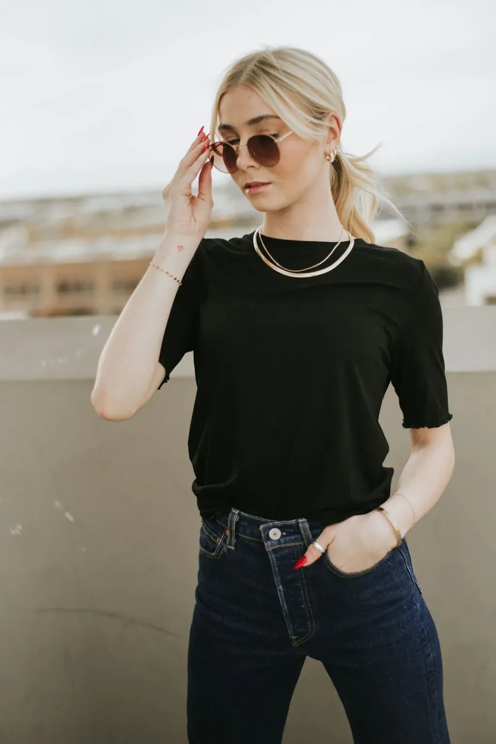 Dongguan Huoyoung Apparel Co Tops|Tops<Just For You Top-Black