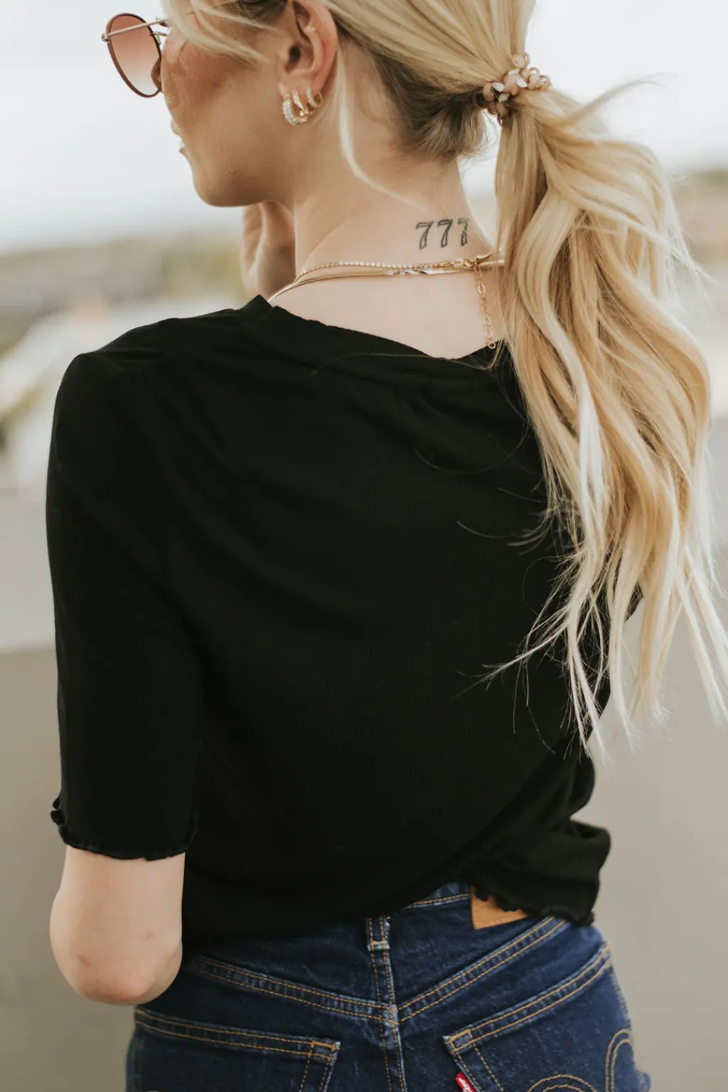 Dongguan Huoyoung Apparel Co Tops|Tops<Just For You Top-Black