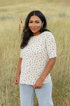 Dongguan Huoyoung Apparel Co Tops|Tops<Just For You Top-Heather Floral