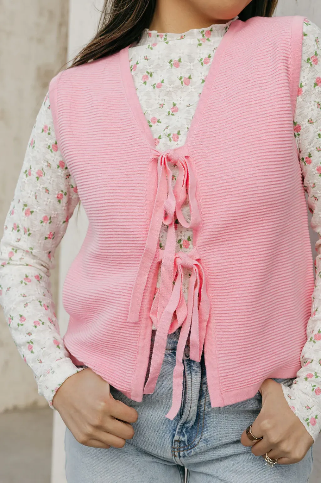 Anniewear Maternity Friendly|Tees<Kacy Vest-Bubblegum