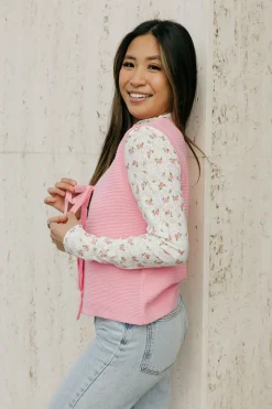 Anniewear Maternity Friendly|Tees<Kacy Vest-Bubblegum