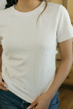 Tea N Rose Tops|Tees<Kaia Top-Cream