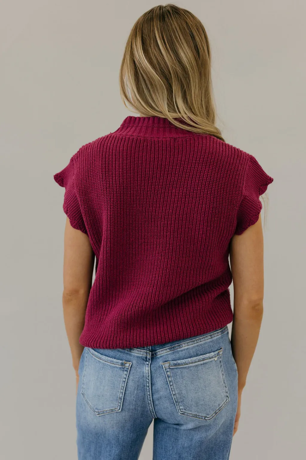 Dongguan Huoyoung Apparel Co Sweaters|Tops<Kaleb Sweater Vest-Berry