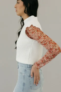 Dongguan Huoyoung Apparel Co Tops|Tops<Kaleb Sweater Vest-Ivory