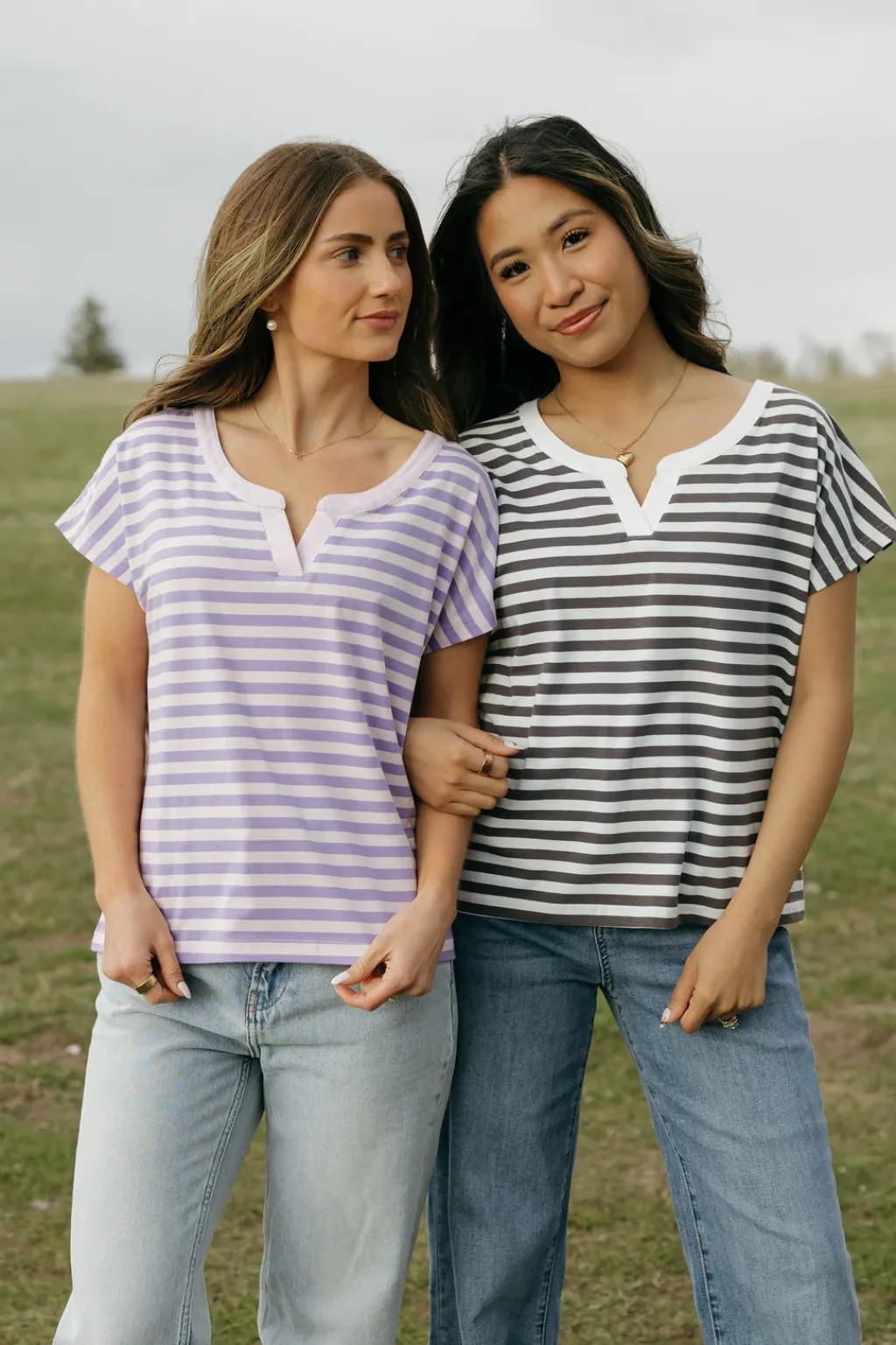 Dongguan Huoyoung Apparel Co Tops|Maternity Friendly<Kaley Top-Lilac/