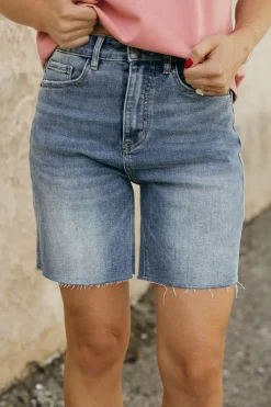 Mica Denim Shorts|Denim<Karlen Shorts-Dodger