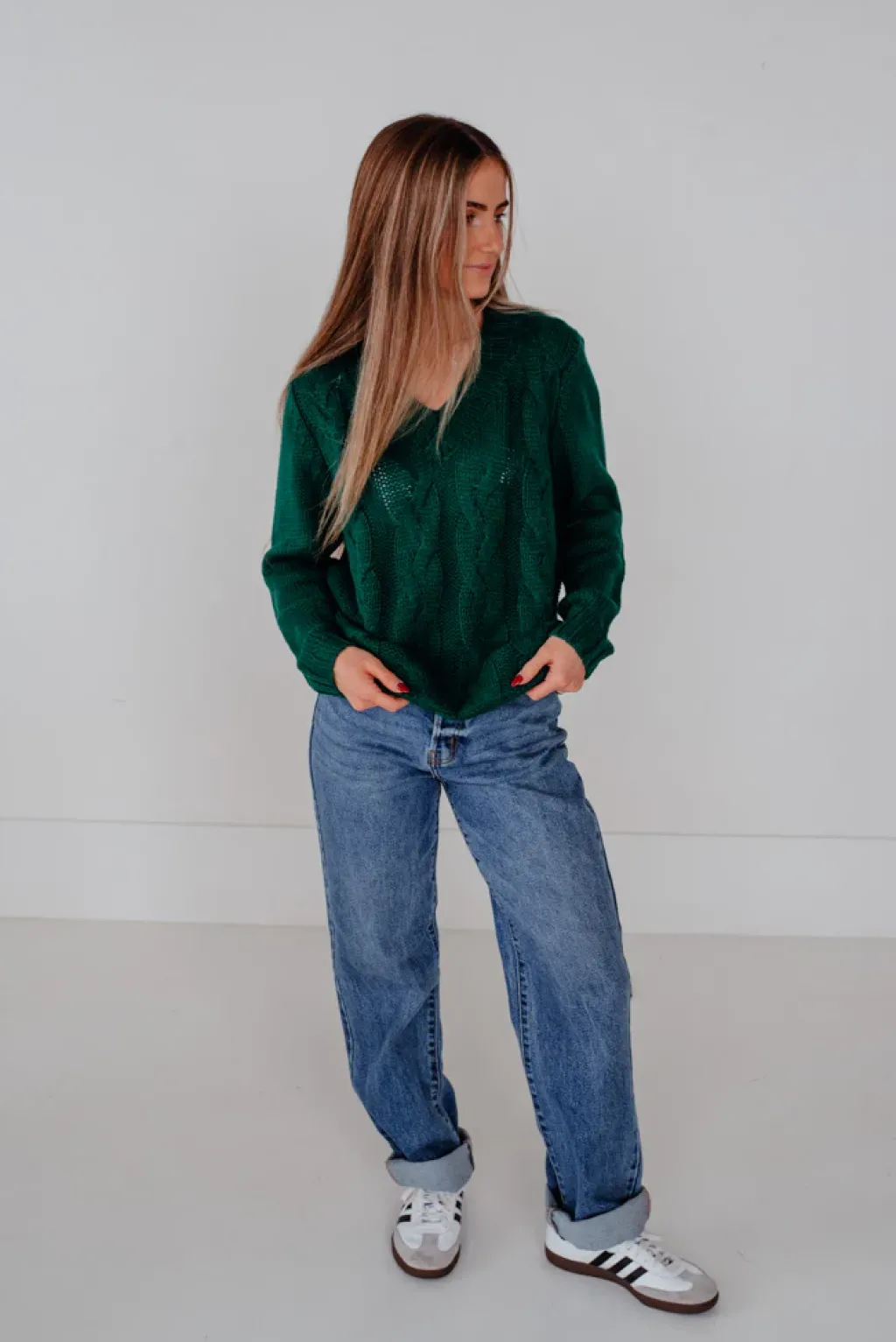 Dongguan Huoyoung Apparel Co Sweaters|Tops<Karmen Sweater-Pine