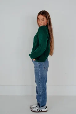 Dongguan Huoyoung Apparel Co Sweaters|Tops<Karmen Sweater-Pine