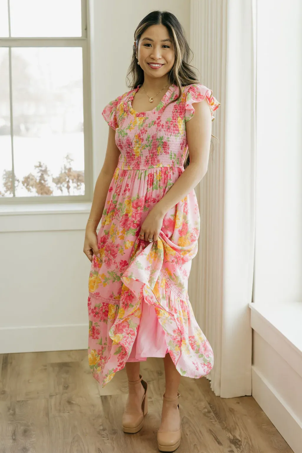 Mine and E&M Midi Dresses<Kiarra Dress- Multi