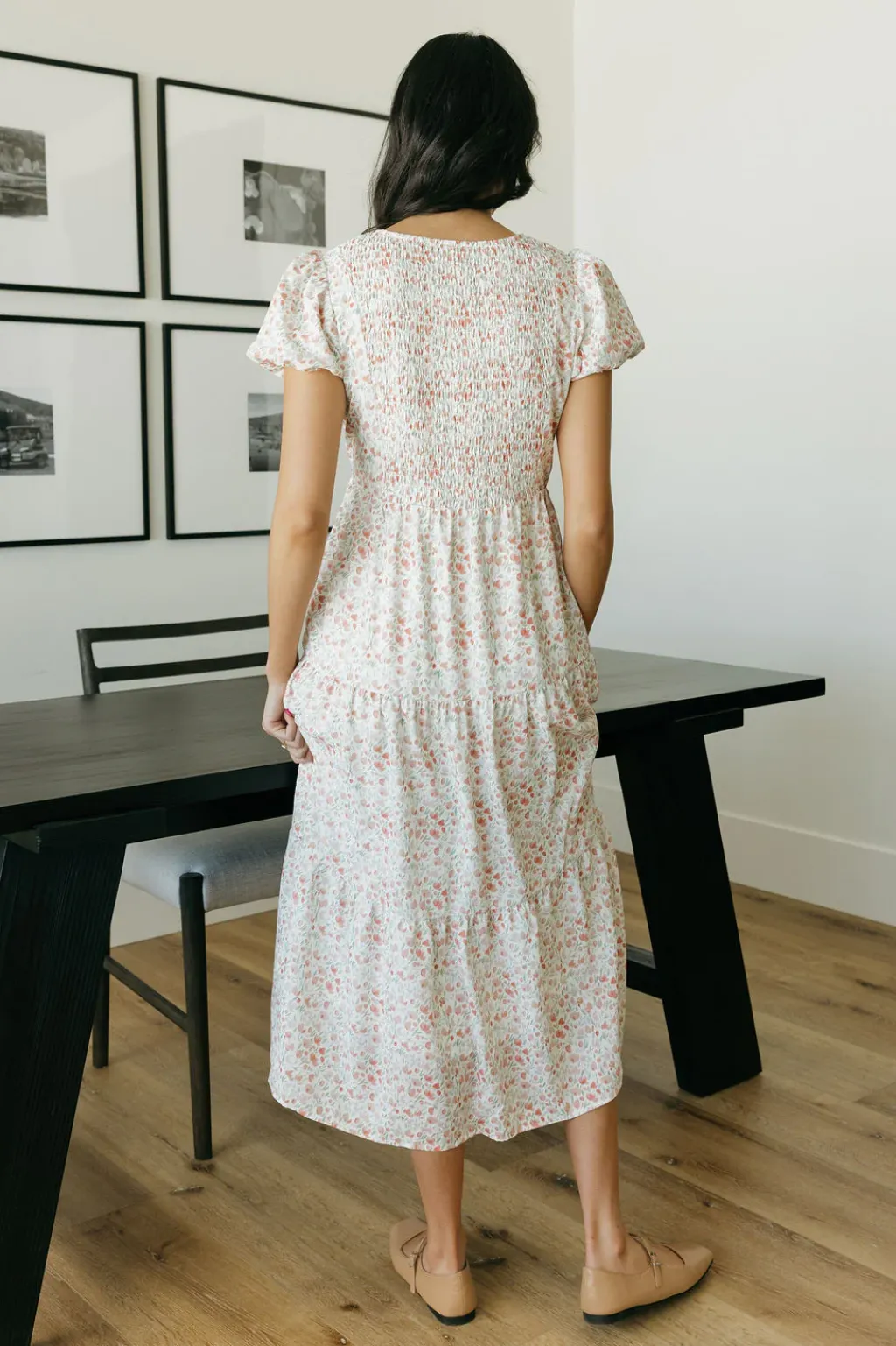 Dongguan Huoyoung Apparel Co Dresses|Maternity Friendly<Kylie Dress-Ivory Floral